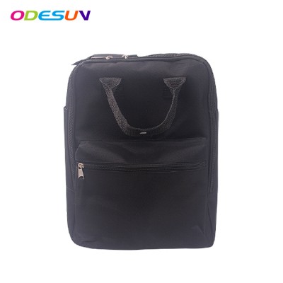 Sedex audit  4 pillars audit  BSCI audit 2019 promotional black canvas backpack