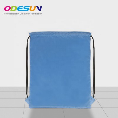 The cheapest promotion gift polyester drawstring bag