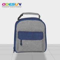 Sedex audit 4 pillars audit BSCI audit outdoor travel ice cooler lunch bag with front zippered pocket