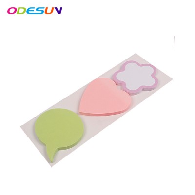 2018 cheap special shape sticky note