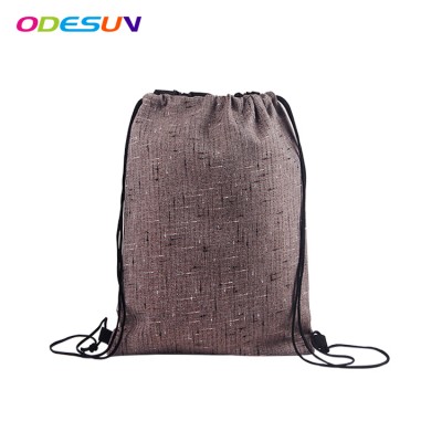 Sedex audit 4 pillars audit BSCI audit 2019 line fabric promotional  non-woven drawstring bag